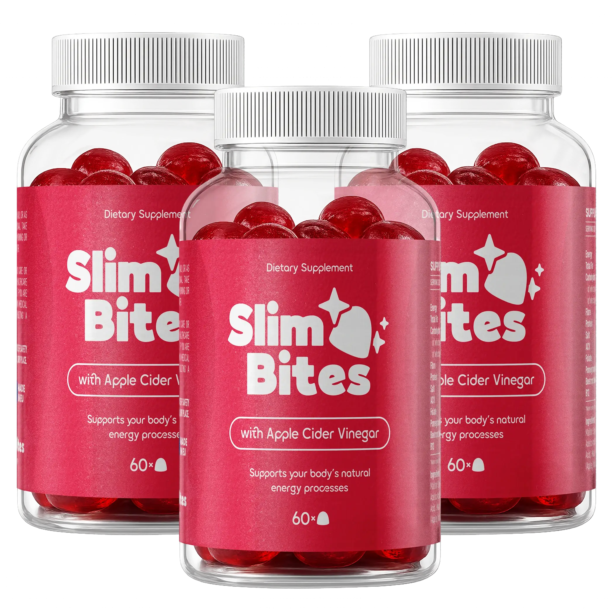 Gummies SlimBites dans leur flacon